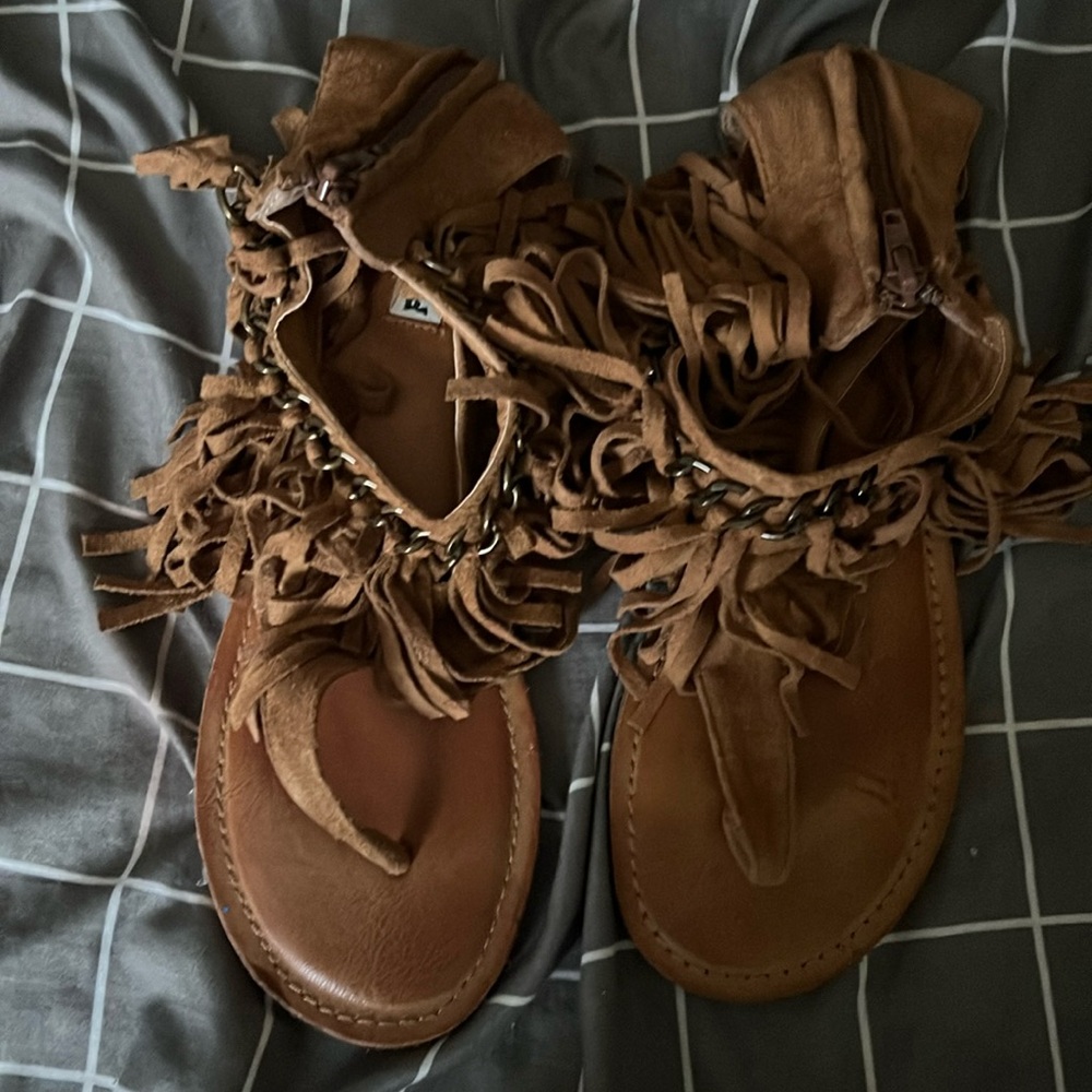 Fringe Sandals Size 8.5